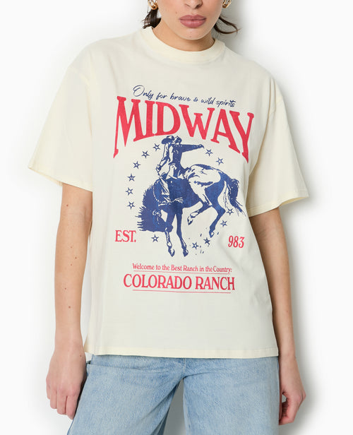 T-shirt oversize avec print devant - PIMKIE - 3