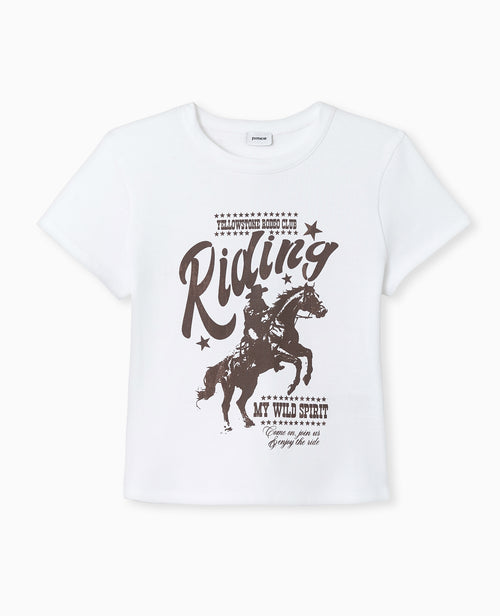 T-shirt ajusté avec print - PIMKIE - 4