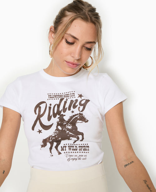 T-shirt ajusté avec print - PIMKIE - 7