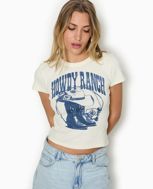 T-shirt ajusté avec print - PIMKIE - 1
