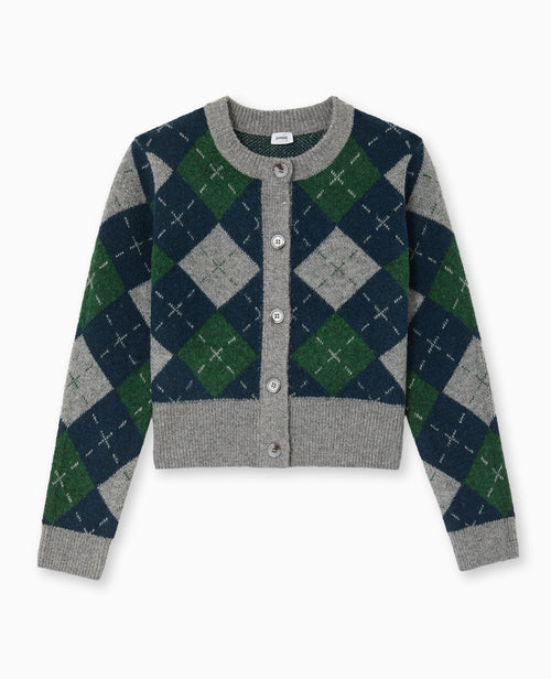Gilet court motif losanges - PIMKIE - 4