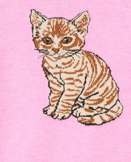 Pull en maille avec chaton - PIMKIE - 1