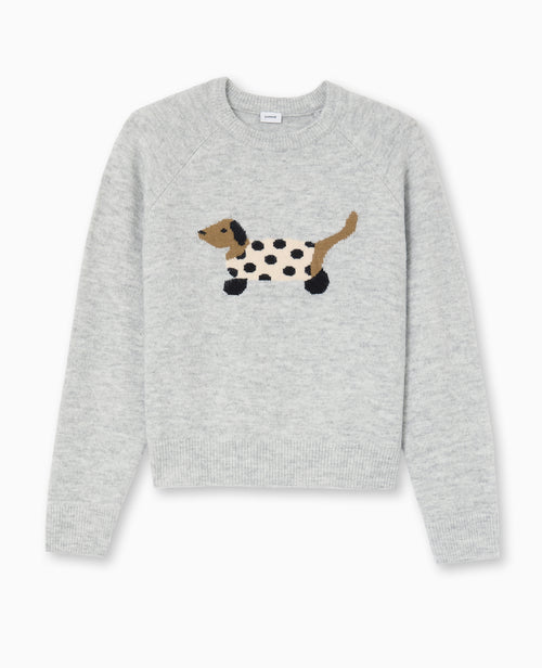 Pull en maille avec chien - PIMKIE - 4