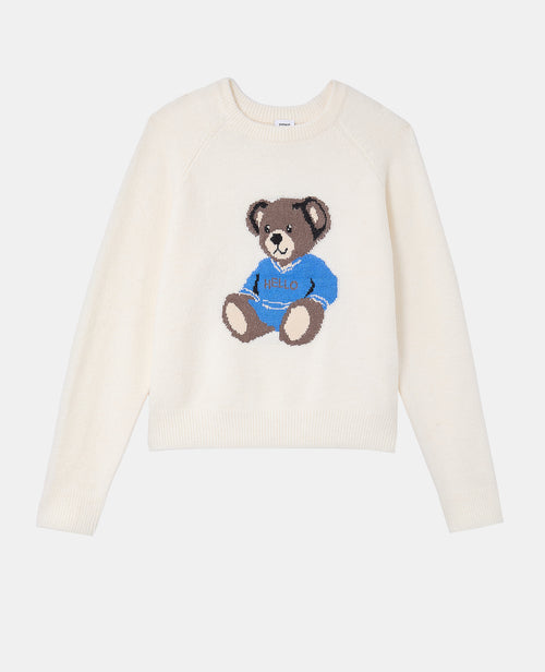 Pull en maille avec nounours - PIMKIE - 4
