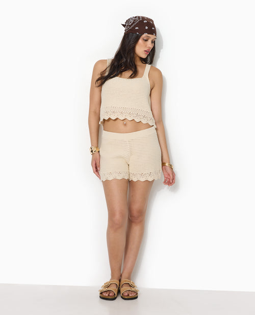 Top en maille ajourée façon crochet - PIMKIE - 7