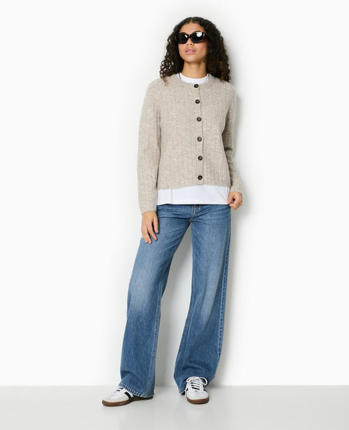 Gilet en maille côtes plates - PIMKIE - 2
