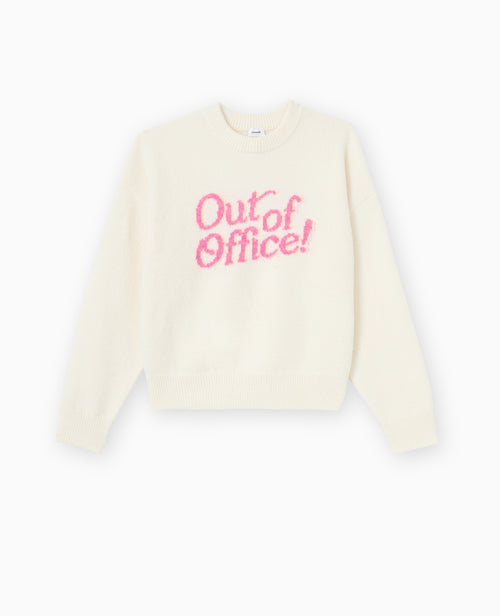 Pull en maille avec message - PIMKIE - 4