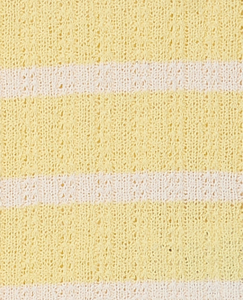 Débardeur en maille fantaisie rayée avec nouettes - PIMKIE - 8