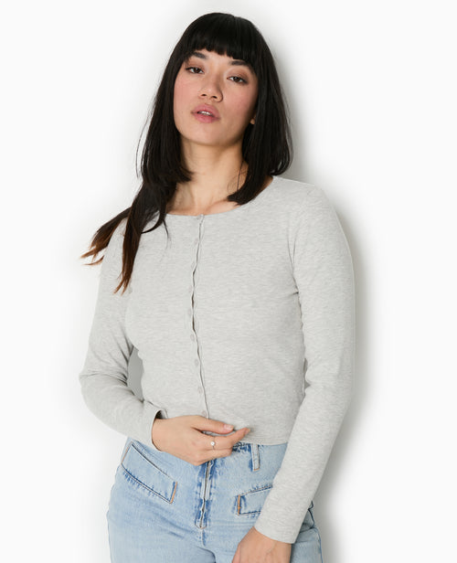 T-shirt gilet en maille côtelée - PIMKIE - 1
