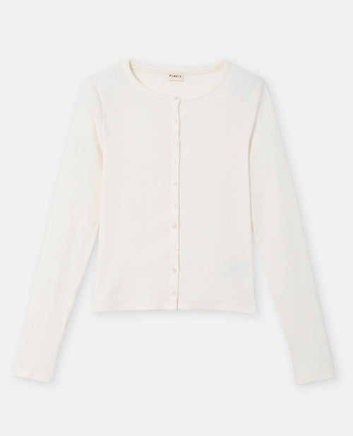 T-shirt gilet en maille côtelée - PIMKIE - 4