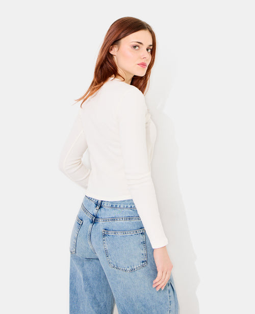 T-shirt gilet en maille côtelée - PIMKIE - 6