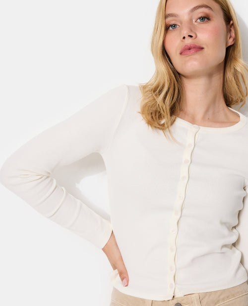 T-shirt gilet en maille côtelée - PIMKIE - 2