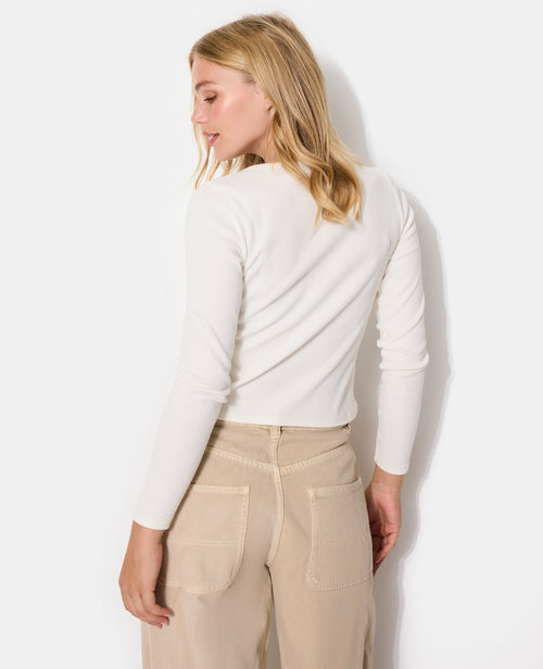 T-shirt gilet en maille côtelée - PIMKIE - 6