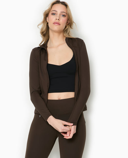 Gilet zippé en maille extensible et sculptante - PIMKIE - 2