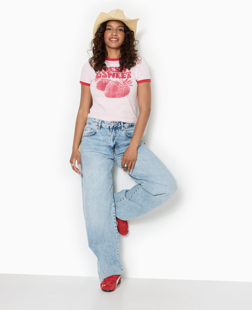T-shirt ajusté avec bords contrastés - PIMKIE - 2