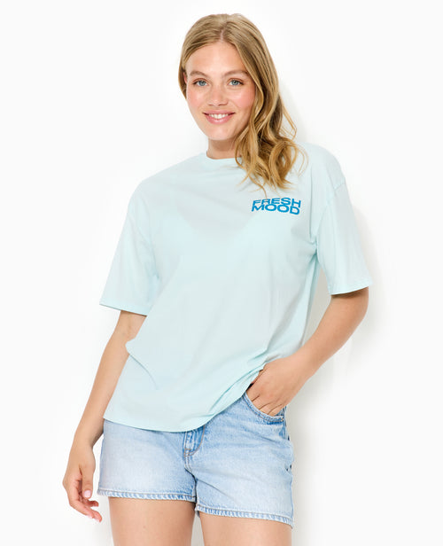 T-shirt oversize avec print poitrine et dos - PIMKIE - 2