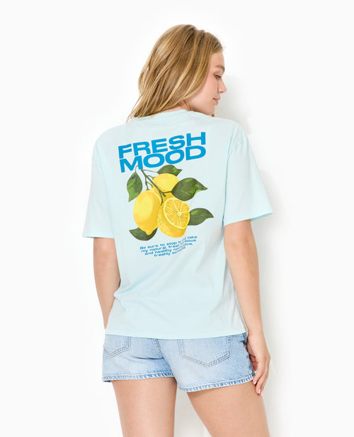 T-shirt oversize avec print poitrine et dos - PIMKIE - 3