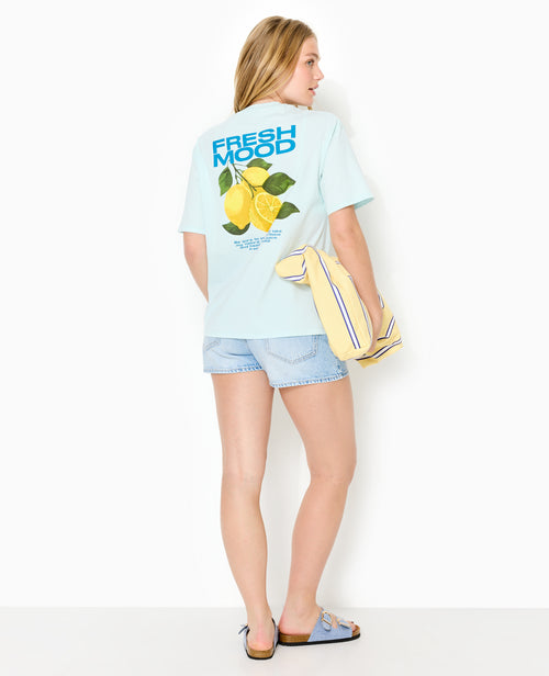 T-shirt oversize avec print poitrine et dos - PIMKIE - 7