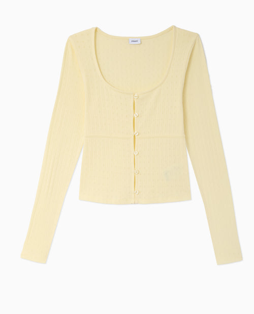 Top cardigan en maille fantaisie - PIMKIE - 4