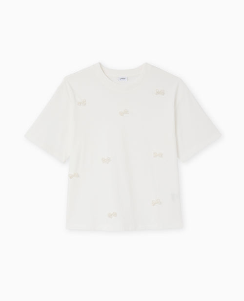 T-shirt ample avec nœuds en perles - PIMKIE - 4