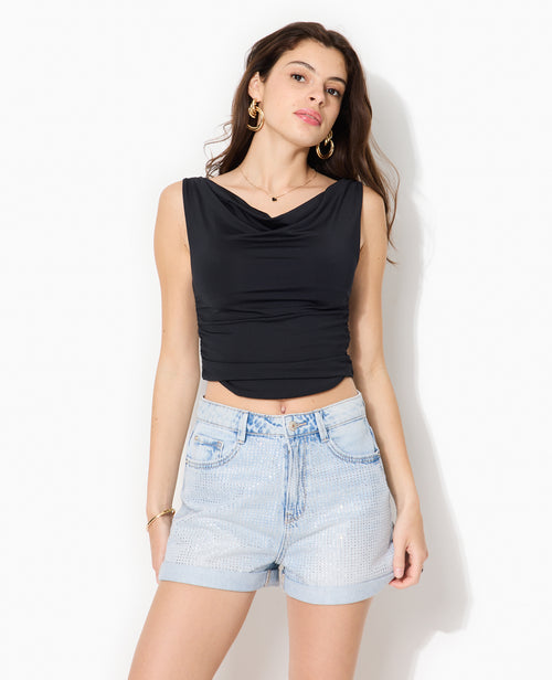 Top bénitier avec fronces côtés - PIMKIE - 5