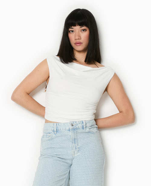Top bénitier avec fronces côtés - PIMKIE - 4