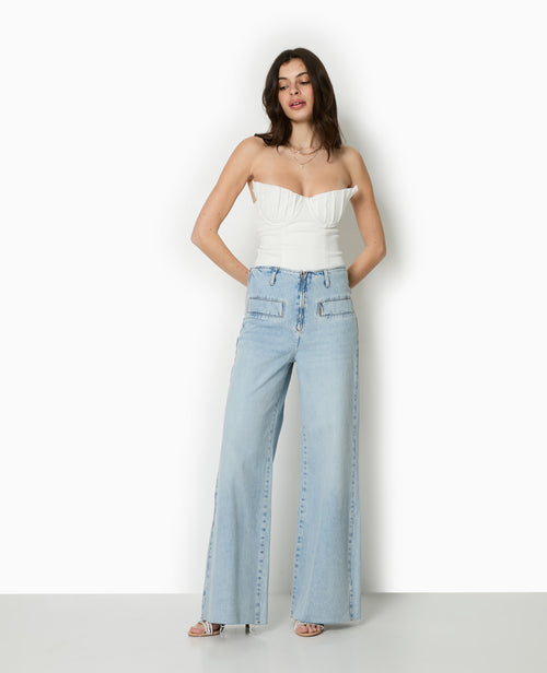 Top bustier avec balconnets coquillages - PIMKIE - 2