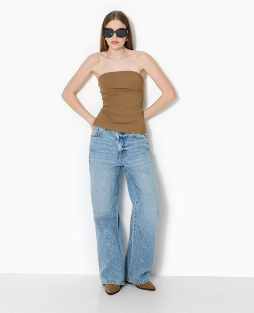 Top bandeau avec fentes côtés - PIMKIE - 5