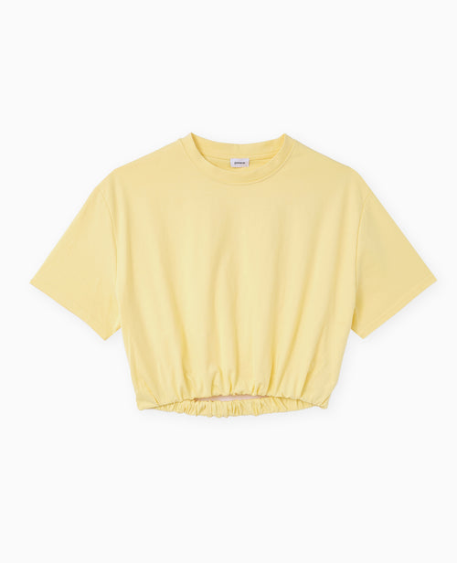 T-shirt court avec détail élastique - PIMKIE - 4