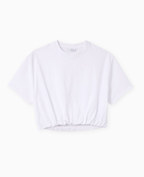 T-shirt court avec détail élastique - PIMKIE - 4