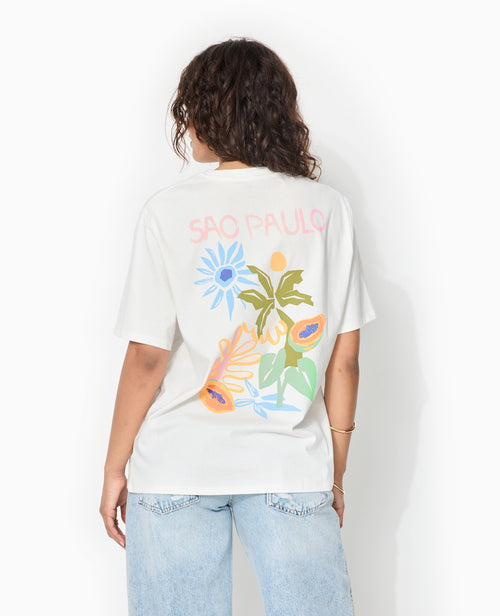 T-shirt oversize avec print poitrine et dos - PIMKIE - 6