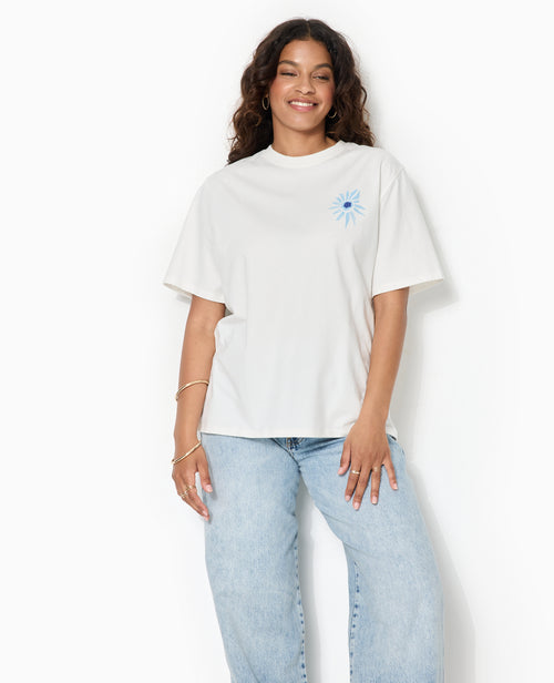 T-shirt oversize avec print poitrine et dos - PIMKIE - 7