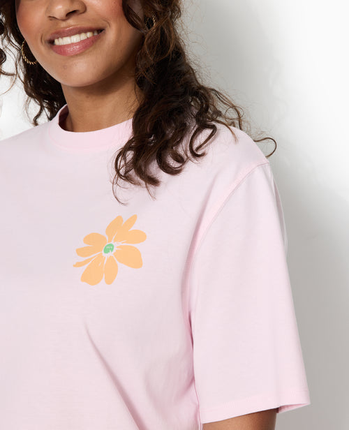 T-shirt oversize avec print poitrine et dos - PIMKIE - 3