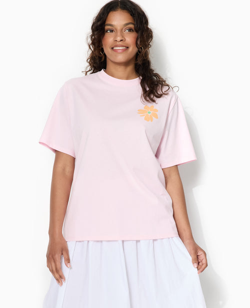 T-shirt oversize avec print poitrine et dos - PIMKIE - 5