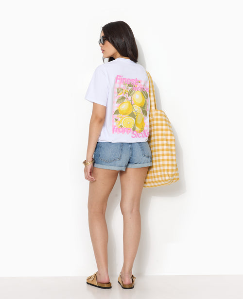 T-shirt oversize avec print poitrine et dos - PIMKIE - 1