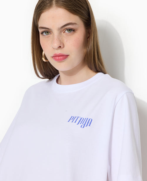T-shirt oversize avec print poitrine et dos - PIMKIE - 2