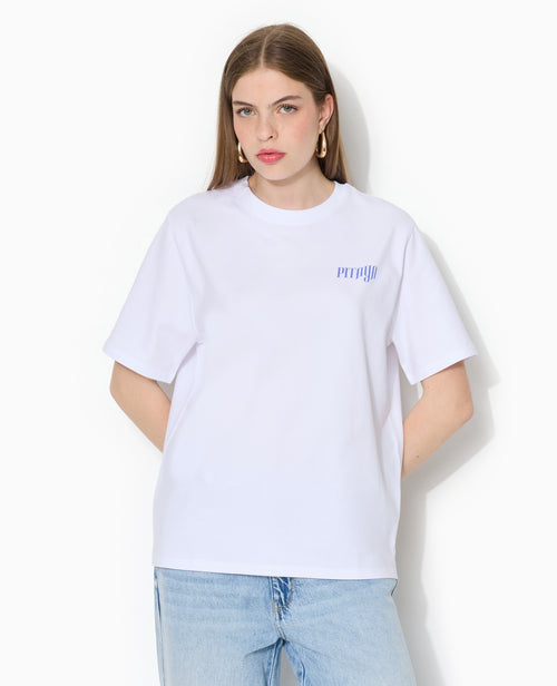 T-shirt oversize avec print poitrine et dos - PIMKIE - 5