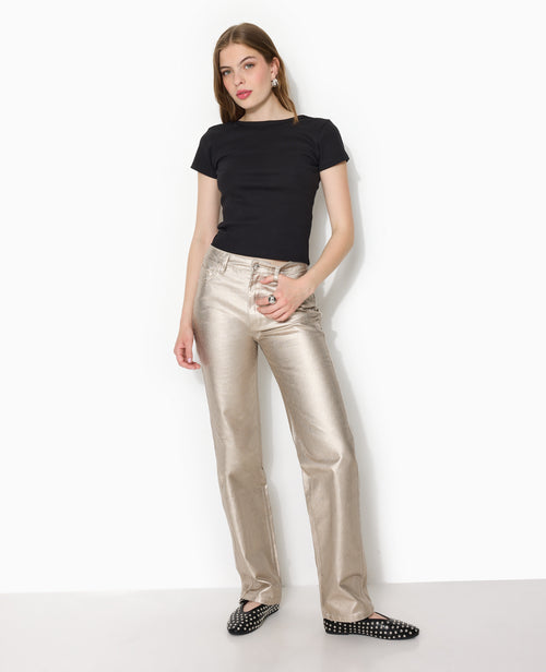 T-shirt en maille côtelée dos dégagé - PIMKIE - 3