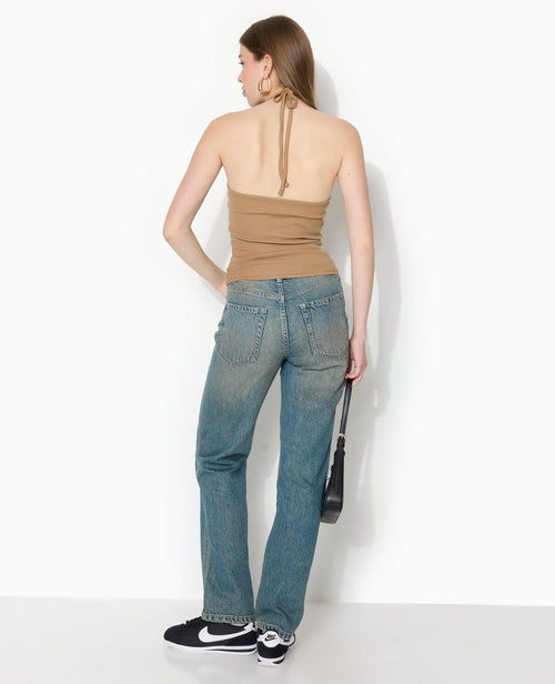 Top dos-nu en maille côtelée - PIMKIE - 3