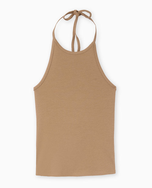 Top dos-nu en maille côtelée - PIMKIE - 4