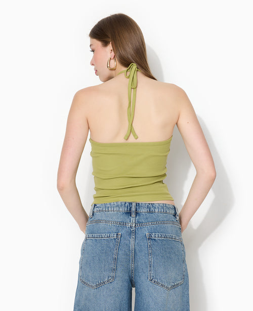 Top dos-nu en maille côtelée - PIMKIE - 6