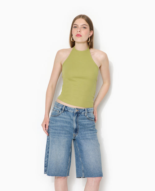 Top dos-nu en maille côtelée - PIMKIE - 9