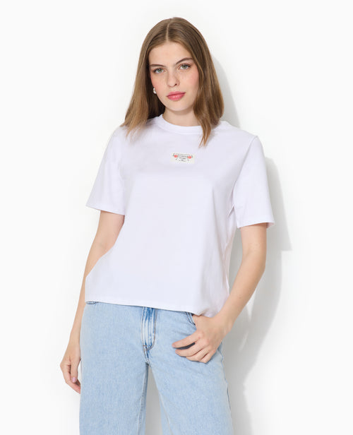 T-shirt avec étiquette cousue devant - PIMKIE - 1