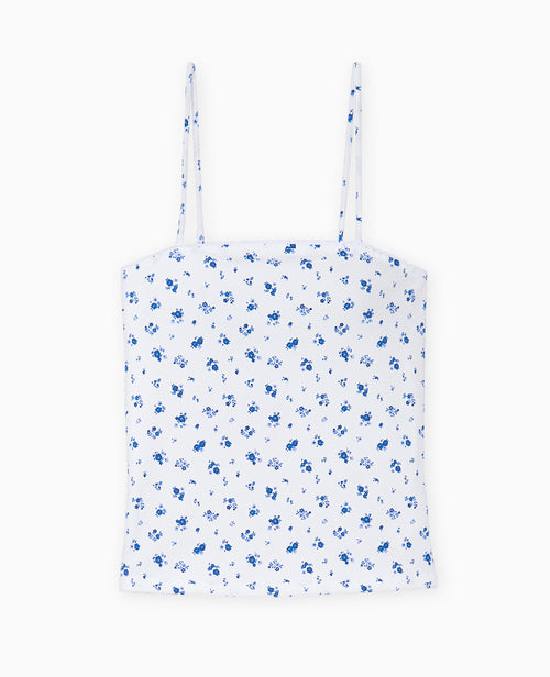 Débardeur fines bretelles motif fleurs - PIMKIE - 4