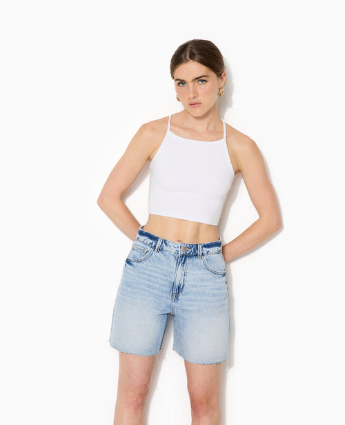 Top court en maille reliefée et extensible - PIMKIE - 5