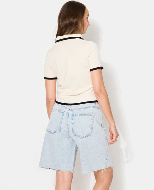 Top gilet en maille fine avec boutons perles - PIMKIE - 6