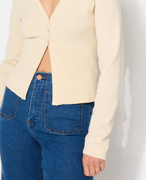 Gilet en maille fine avec grand bord-côtes - PIMKIE - 2