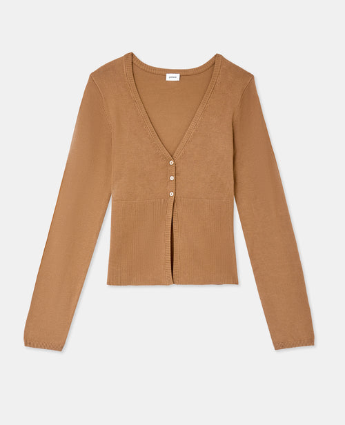 Gilet en maille fine avec grand bord-côtes - PIMKIE - 4