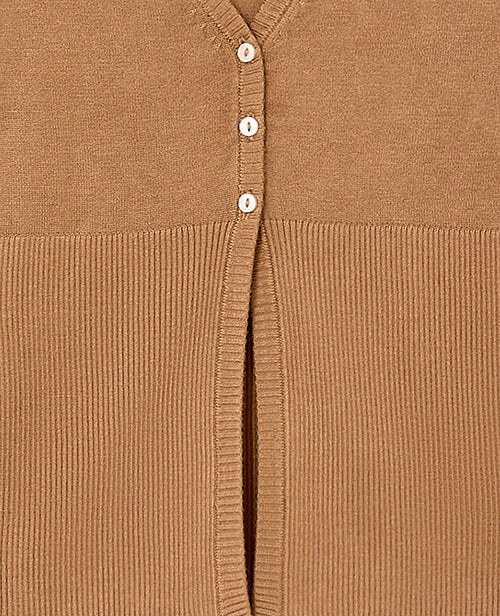 Gilet en maille fine avec grand bord-côtes - PIMKIE - 2