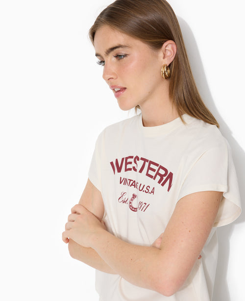 T-shirt court sans manches avec print devant - PIMKIE - 7